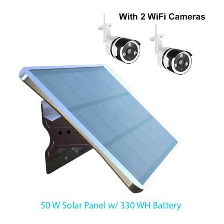 E E Systems Group Solar Panel, 70 W, 12V DC, 330 WH EE870W-POE330-2CAM